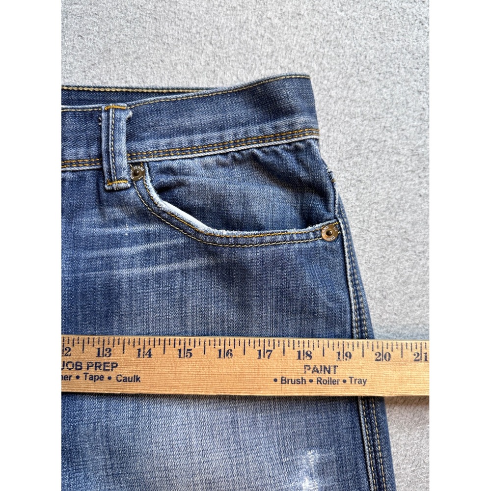 Vintage DKNY Brooklyn Straight Leg Jeans Mens 33x29 Medium Wash Blue Denim Y2K - Picture 12 of 16